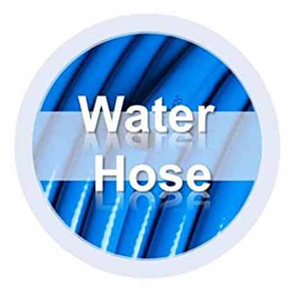 Blue water hose