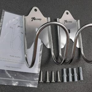 Hose hideaway mounted on a wall for outdoor use for small water hoses