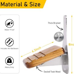 rustproof footrest in shower for legs