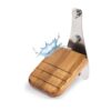 Shower Foot rest made from teak wood and stainless steel 304 frame