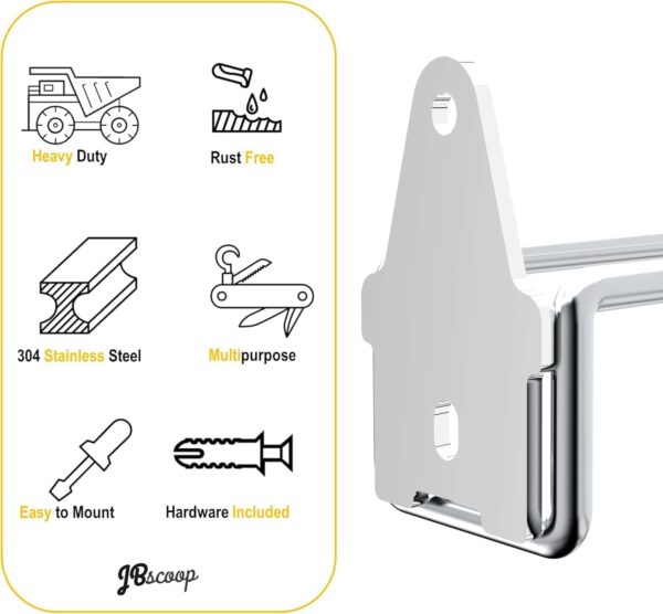 heavy duty multipurpose bracket made from stainless steel
