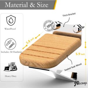 waterproof wall mounted shower footrest